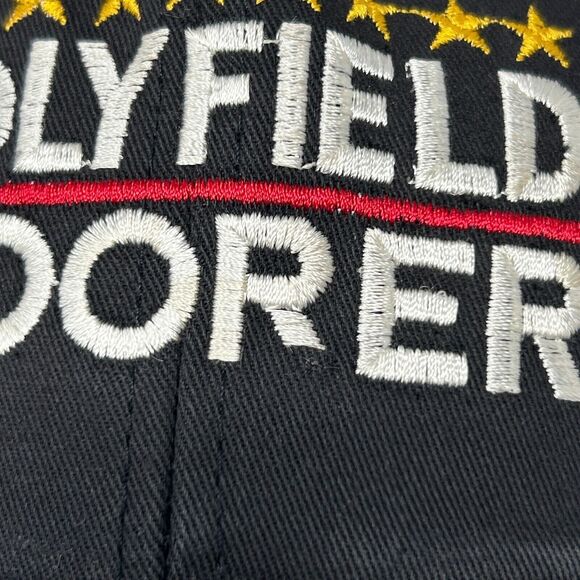 Vintage Evander Holyfield vs Michael Moorer Baseball Cap Hat Boxing Match Black - Picture 6 of 11